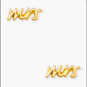 Kate Spade Mrs stud earrings